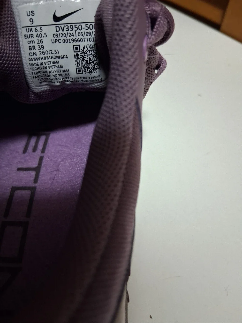 Nike Free Metcon 5 Violet Dust Women's Sneaker * Size: 9